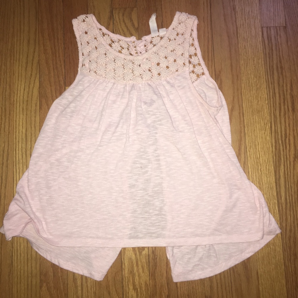 Open-back tank top